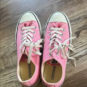Converse Women's Pink Lace-Up Sneakers